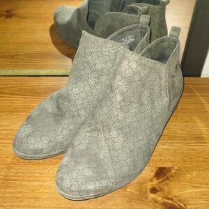 Dr Scholl's Foam technology Suede Leather Booties sz 10 MINT❤️